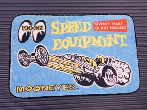 【MOONEYES・ムーンアイズ】※《SPEED EQUIPMENT フロアマット》　MGA008DR　アメリカン雑貨　ふんわり素材