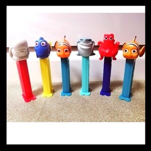 ファインディング・ニモ ペッツ PEZ フィギュア ドリー マーリン ブルース ベイリー ハンク