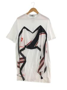 MSGM◆Tシャツ/XS/コットン/WHT/総柄/2641MDA63