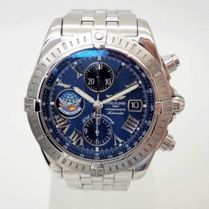BREITLING ブライトリング A13356 クロノマット 44 ブルーインパルス 限定500本 腕時計 A156CBIPA SS メンズ 美品