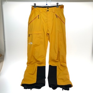 □□ THE NORTH FACE ザノースフェイス スラッシュバックパンツ スキーウェア Ｌサイズ NS62006 サミットゴールド 傷や汚れあり