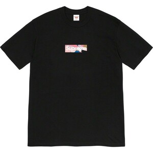 L Large コラボ 本物 Supreme EMILIO PUCCI Box Logo Tee ボックスロゴ Tシャツ シュプリームTシャツ BLACK 黒 ブラック エミリオプッチ