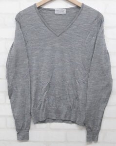 6T8642■ジョンスメドレー Vネックニット JOHN SMEDLEY セーター