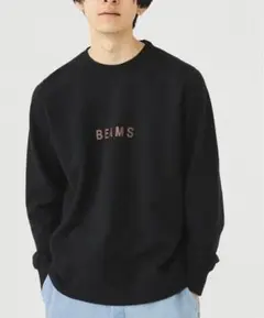 BEAMS ロゴ スウェット　L