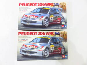 n7971k 【未組立】 TAMIYA 1/24 スポーツカーシリーズ プジョー 206 WRC2001 [068-000100]