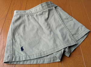 ★超美品★RALPH LAUREN(ラルフローレン)☆キュロット スカート☆キッズ☆size- 80☆ベージュ☆㈱ナイガイ 子供 ベビー ブランド☆使用２回