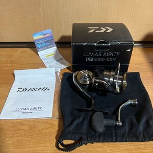 美品/DAIWA ダイワ 21L ルビアスエアリティ LT 4000-CXH 箱等付属あり