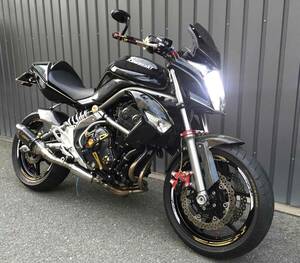 大阪 カワサキ ER-4N カスタム EBL-ER400B バイク下取り、バイク買取り、無料処分OK　（検）ニンジャ400R Z400 GSR グラディウス