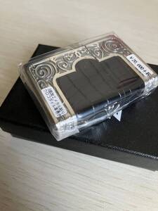 現品限り Zippo ジッポー ライター フレーム クロコダイル メタル クロス 本革 十字架 希少品 未開封 ワニ革 レザー 高級