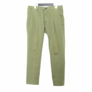 MICHAEL COAL slim fit trousers サイズ30 カーキ マイケルコール スリムフィットパンツ