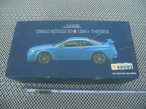 【新品未開封】EBBRO NISSAN SKYLINE GT-R R34 V-SPECⅡ スカイライン エブロ ミニカー レトロ 昭和 当時