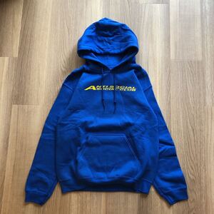 新品未使用 ANTI SOCIAL SOCIAL CLUB ロゴフーディー ブルー サイズM