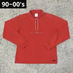 90~00s NIKE GOLFハーフジップポロシャツ テック系ヴィンテージ古着