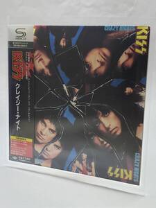 KISS／CRAZY NIGHTS／キッス／クレイジー・ナイト／国内盤SHM-CD／帯付／紙ジャケット仕様／1987年発表／14thアルバム／初回生産限定／廃盤