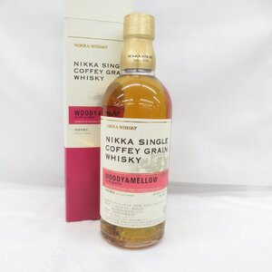 1円~ 【未開栓】NIKKA ニッカ シングルモルト 余市 ウッディ&メロウ 余市蒸溜所限定 ウイスキー 500ml 55％ 箱付 11737689 0122