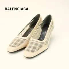 BALENCIAGA 35 1/2 22.5 パンプス ベージュ/PC98