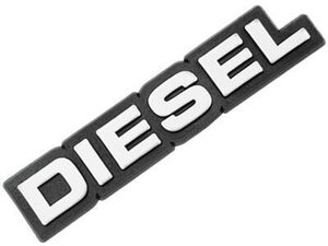 エンブレム *アウトレット品* GM Chevrolet シボレー DIESEL ディーゼル ビンテージ リア フード シルバー クラシック ピックアップトラッ