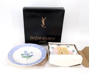 【新古品】 Yves Saint Laurent　パーティセット　YR-230　/　イブ・サンローラン　皿　平皿　ケーキプレート