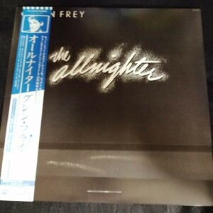 C12 中古LP 中古レコード　グレン・フライ　オールナイター　帯付国内盤　P-11510 　GLENN FREY the allnighter