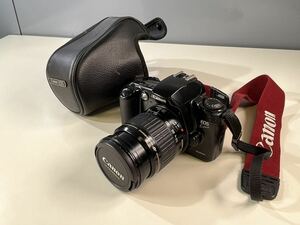 ★1円スタート Canon EOS Kiss フィルムカメラ パノラマ 一眼レフ カメラ レンズ 28-80mm キャノン ソフトケース 現状品 中古品 管理K790