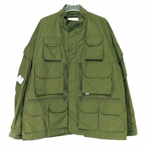 WTAPS 20AW MODULAR/JACKET/NYCO.TUSSAH sizeM ダブルタップス WTVUA モジュラー ジャケット ミリタリー アウター オリーブ