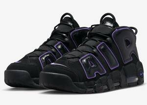 27.5cm ナイキ エア モアアップテンポ 96 黒/紫 DV1879-001 NIKE AIR MORE UPTEMPO 96 モアテン 復刻 ピッペン