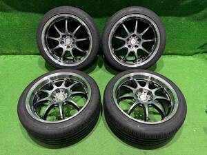 WORK EMOTION 18インチ 225/45R18 18X8.5J 5H PCD114.3 2023年 タイヤ 4本 ホイール セット。。。