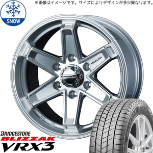 225/70R16 スタッドレスタイヤホイールセット エクストレイル etc (BRIDGESTONE VRX3 & KEELERTACTICS 5穴 114.3)