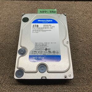 HDD-220 激安 HDD3TB 3.5インチ SATA 24337時間 内蔵HDD WD WD30EZRX-19D8PB0 Crystaldiskinfoにて正常品 中古