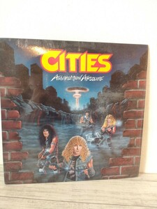 【シュリンク付カナダ盤LPレコード】CITIES/シティズ / ANNIHILATION ABSOLUTE /型番　 72176-1