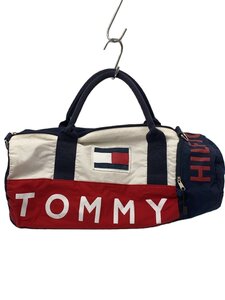 TOMMY HILFIGER◆ボストンバッグ/コットン/NVY