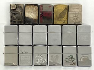 1円～/ZIPPO/ジッポー/ライター/17点セット/まとめ/大量/煙草/喫煙具/喫煙グッズ/コレクション/ジャンク/Z002