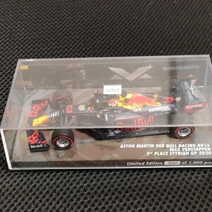 1/43 ASTON MARTIN RED BULL RACING RB16 MAX VERSTAPPEN 3rd PLACE STYRIAN GP 2020 #33(ブラック×レッド) [413200233]