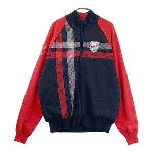 CUTTER&BUCK カッターアンドバック 中綿 ニット ジャケット レッド系 L [240101260308] ゴルフウェア メンズ