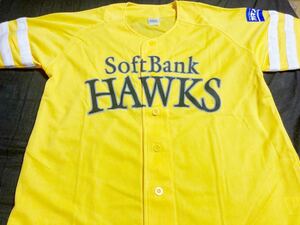 な 新品 プロ野球 福岡ソフトバンクホークス Softbank HAWKS グッズ 応援Tシャツ ユニホーム 柳田悠岐 東浜巨 イエロー Lサイズ