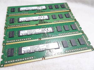 美品 SAMSUNG デスクトップPC用 メモリー DDR3L-1600 PC3L-12800U 1枚4GB×4枚組 合計16GB 動作検証済 1週間保証 M378B5173EB0-YK0