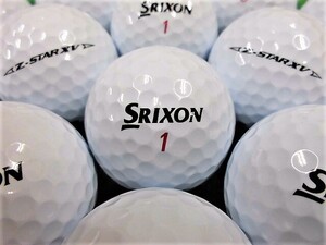 ★良質美品★スリクソン SRIXON『Z-STAR XV』2023年モデル ホワイト 30個 ロストボール★