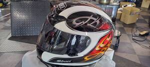 ショウエイ　SHOEI　X-9　JOUST　　レッド/ホワイト　　Mサイズ　　長期保管品　USED