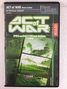 ●○A325 Windows 2000/XP ACT of WAR アクト・オブ・ウォー DIRECT ACTION 日本語版○●