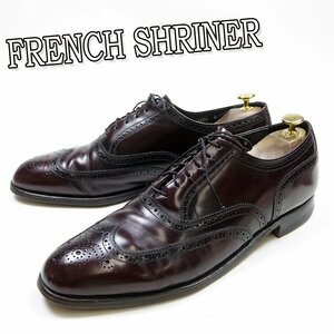 11-1/2B表記　29.5cm相当　FRENCH SHRINER　レンチシュライナー　ウィングチップ　メダリオン　フルブローグ　内羽根/24.8.17/P1394