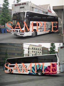 Ｆ【バス写真】Ｌ版２枚　京都交通　エアロクイーンM　北近畿エクスプレス