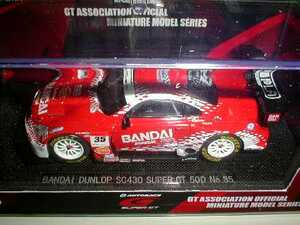 エブロ 1/43 BANDAI バンダイ DUNLOP SC430 NO35 スーパーGT 2007