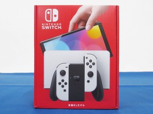 1円～★未使用☆Nintendo Switch本体≪3≫ 有機ELモデル ホワイト ニンテンドースイッチ ※付属品完備※ (8494)