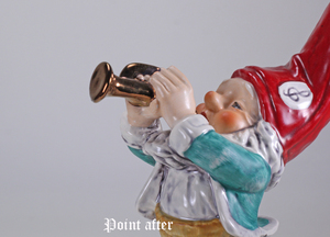 フンメル人形 #17 540-16 トランペット奏者 妖精アル AL THE TRUMPET PLAYER/Gnome Co-boy TMK-6 高さ=17cm ゲーベル 西独 Goebel HUMMEL