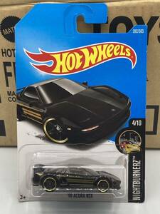 即決有★HW hotwheels ホットウィール ’90 ACURA NSX アキュラ 黒 ブラック★ミニカー