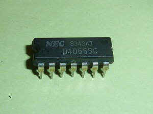 NEC 　UPD4066BC１　Quad Analog Switch/Quad Multiplexer 1個　未使用