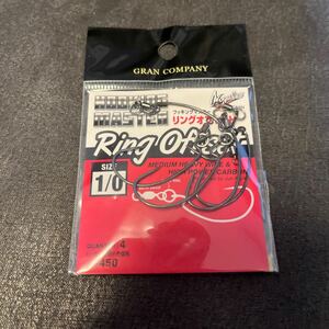 大量5本入り 新品 ノガレス　リングオフセット 1/0 RING OFFSET フッキングマスター グラン　オフセットフック　スルーダウンショット