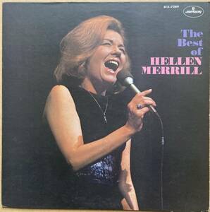 HELLEN MERRILL ヘレン・メリル / THE BEST OF HELLEN MERRILL ベスト・オブ・ヘレン・メリル SFX-7289 MERCURY