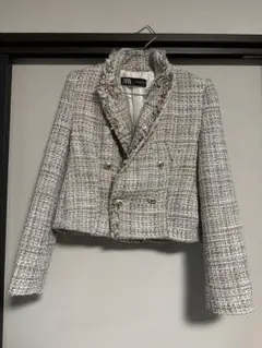 ZARA ツイードジャケット　M