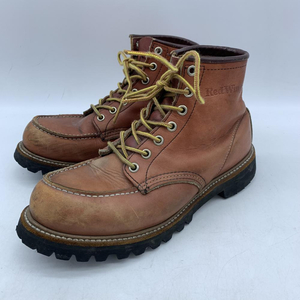 【中古】RED WING モックトゥ 7 1/2 レッド ワークブーツ レッドウィング[240019418546]